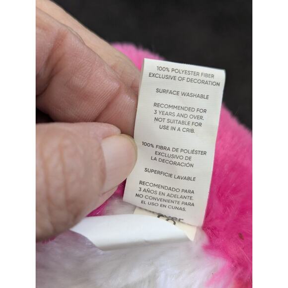 MLB Cincinnati Reds Embroidered 8" Pink Plush Puppy Dog Stuffed Toy - Picture 8 of 9